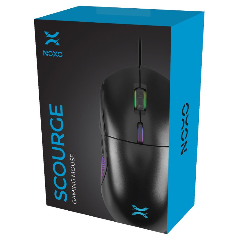Мишка Noxo Scourge Gaming mouse USB Black (4770070881965)