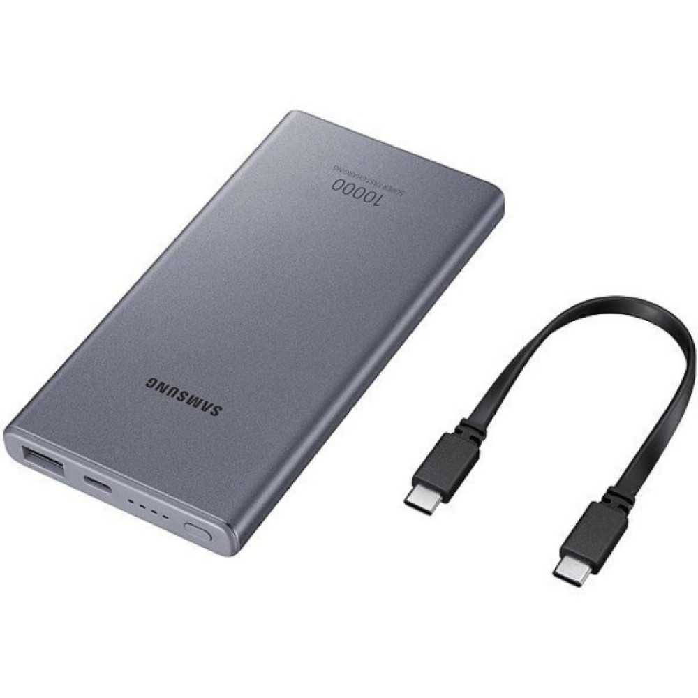 Батарея универсальная Samsung EB-P3300, 10000mAh, 25W, USB Type-C, FC Dark Gray (EB-P3300XJRGRU / EB-P3300XJEGEU)