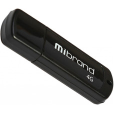 USB флеш накопитель Mibrand 32GB Grizzly Black USB 2.0 (MI2.0/GR32P3B)