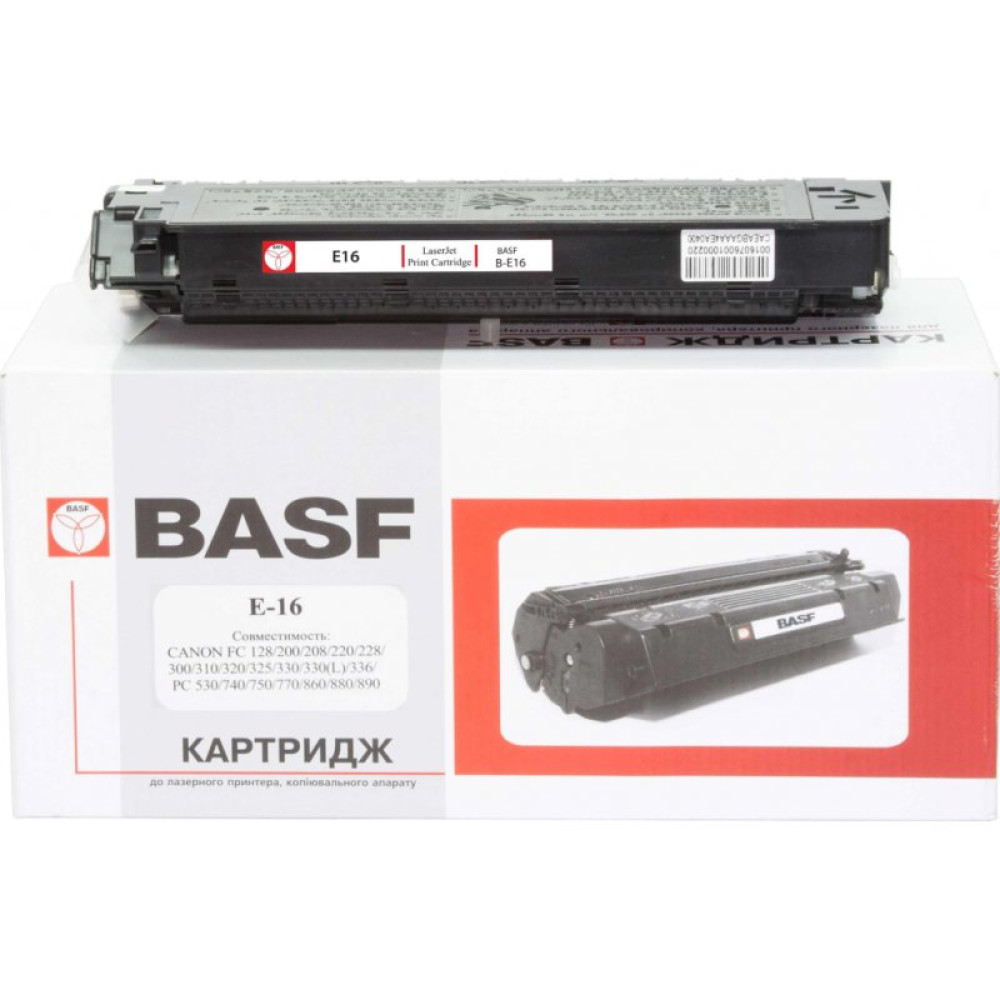 Картридж BASF Canon E16 Black, для FC-128/230/310/330 (KT-E16)_