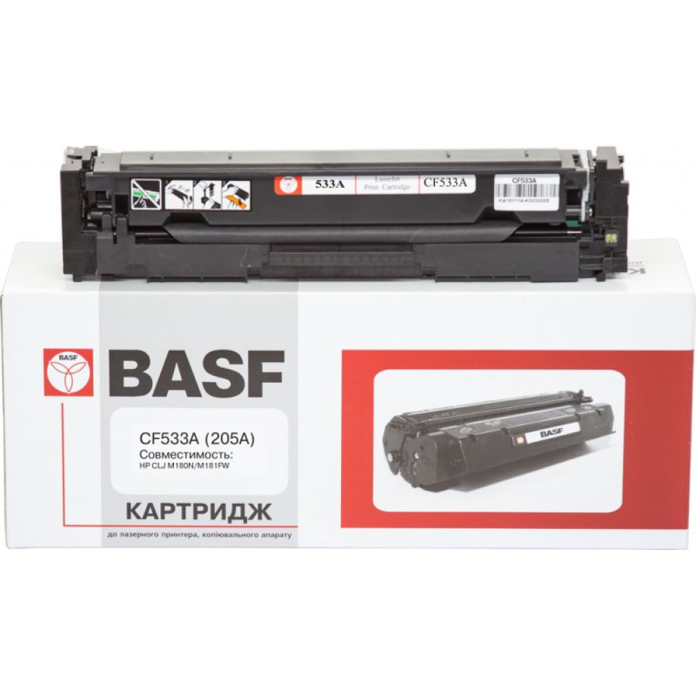 Картридж BASF HP LJ M180n/M181fw/CF533A Magenta (KT-CF533A)_