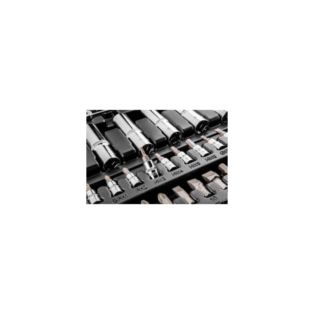 Набір інструментів Neo Tools 1/4, 1/2 CrV, 111 шт. (08-910)