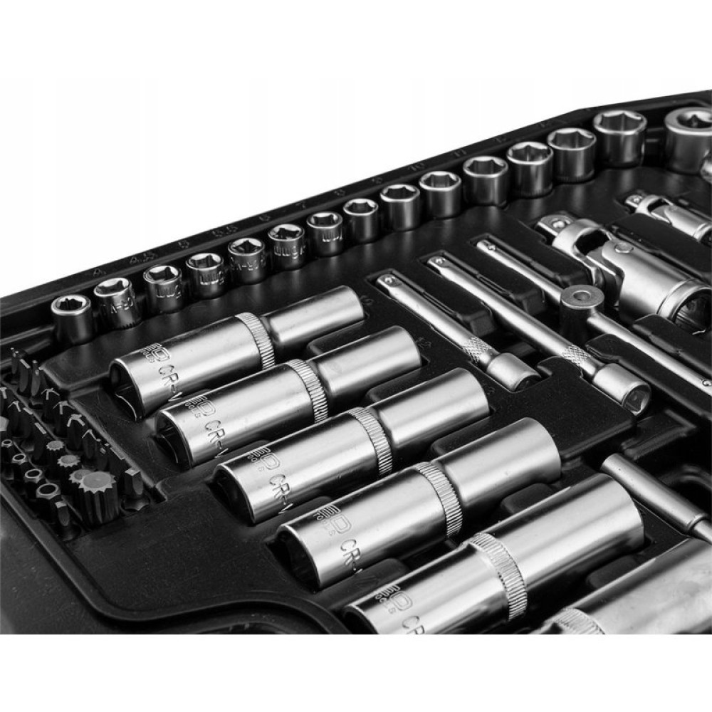Набор инструментов Neo Tools 1/2", 1/4", 150 шт. (10-210)