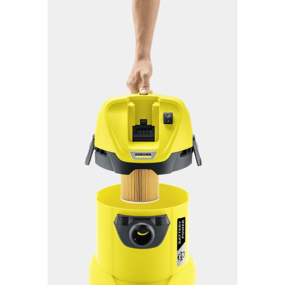 Пылесос строительный Karcher WD 3 Battery (без АКБ и ЗУ) (1.629-910.0)