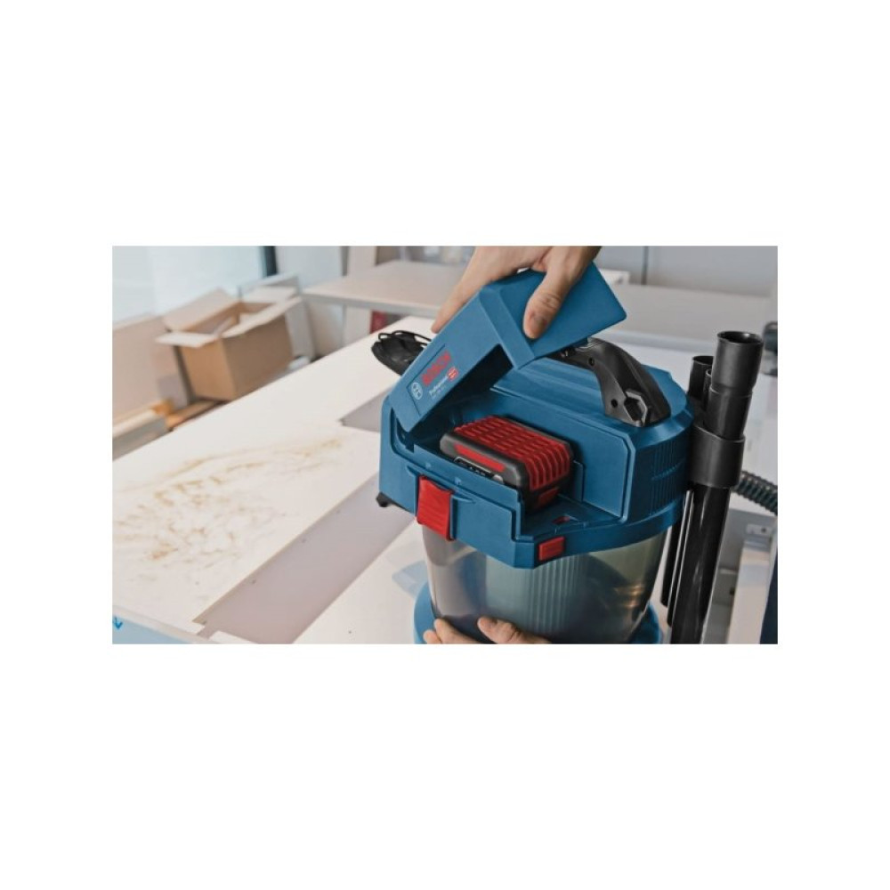 Пылесос строительный Bosch GAS 18V-10 L (без АКБ та ЗП) (0.601.9C6.302)