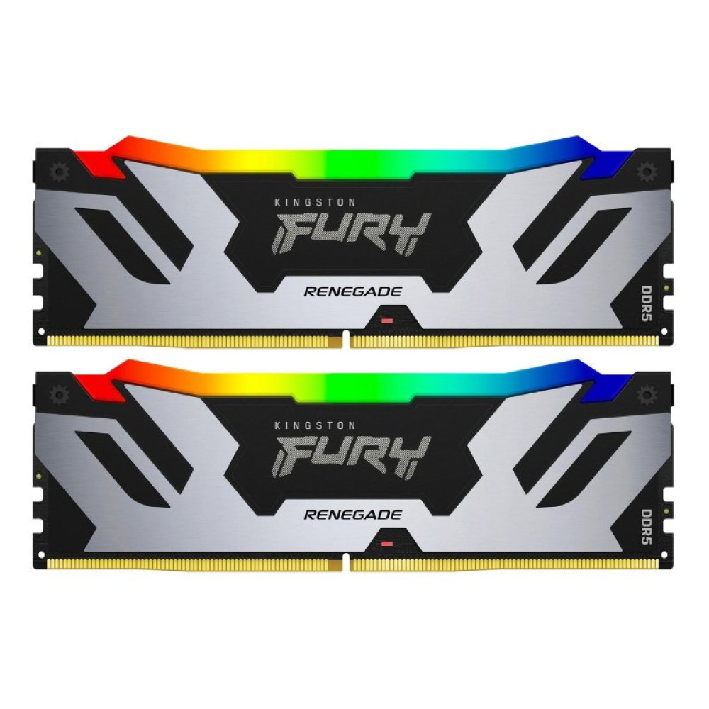 Модуль пам'яті для комп'ютера DDR5 32GB (2x16GB) 6000 MHz FURY Renegade RGB Kingston Fury (ex.HyperX) (KF560C32RSAK2-32)
