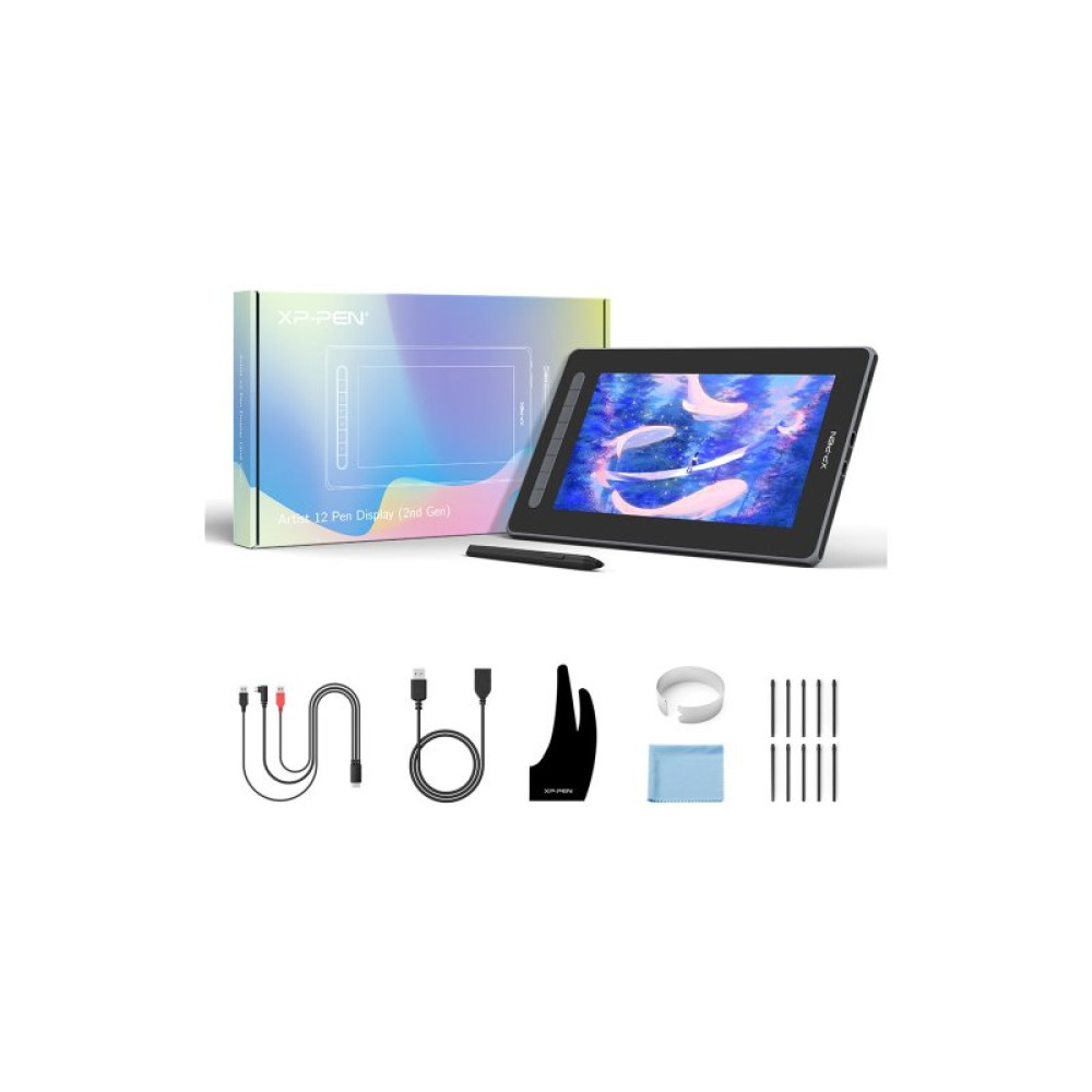 Планшет-монитор XP-Pen Artist 12 Pen Display (2nd Generation) Black (JPCD120FH_BK)