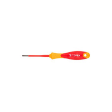 Отвертка Topex шлицевая 1000В, 3.0 х 100 мм, CrMo (39D471)