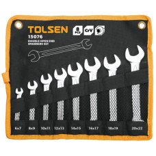 Набір інструментів Tolsen ключів рожкових в чохлі 8 шт (15076)