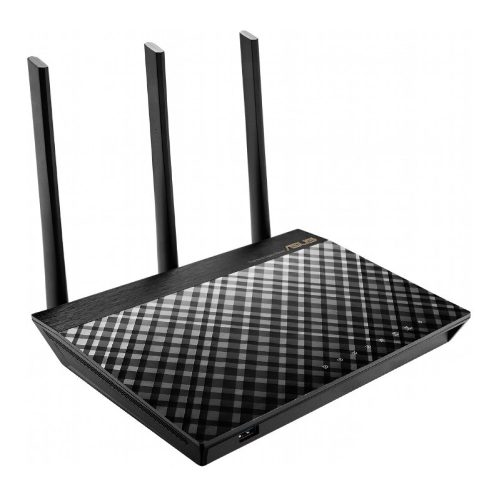 Маршрутизатор ASUS RT-AC1900 4xGE LAN 1xGE WAN 1xUSB3.0 1xUSB2.0 MU-MIMO MESH (RT-AC1900)