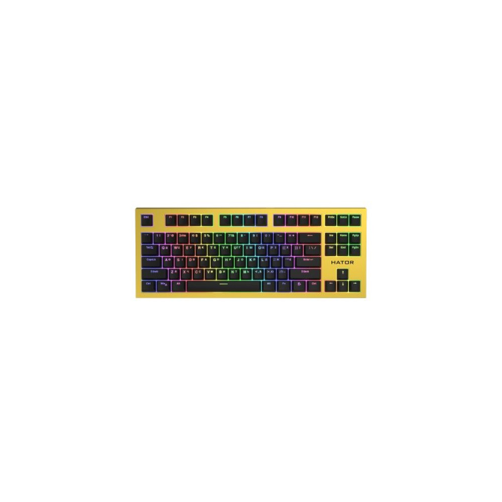 Клавиатура Hator Skyfall TKL PRO Wireless Yellow (HTK-668)
