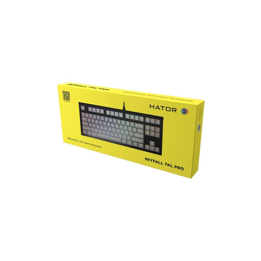 Клавиатура Hator Skyfall TKL PRO USB White (HTK-656)