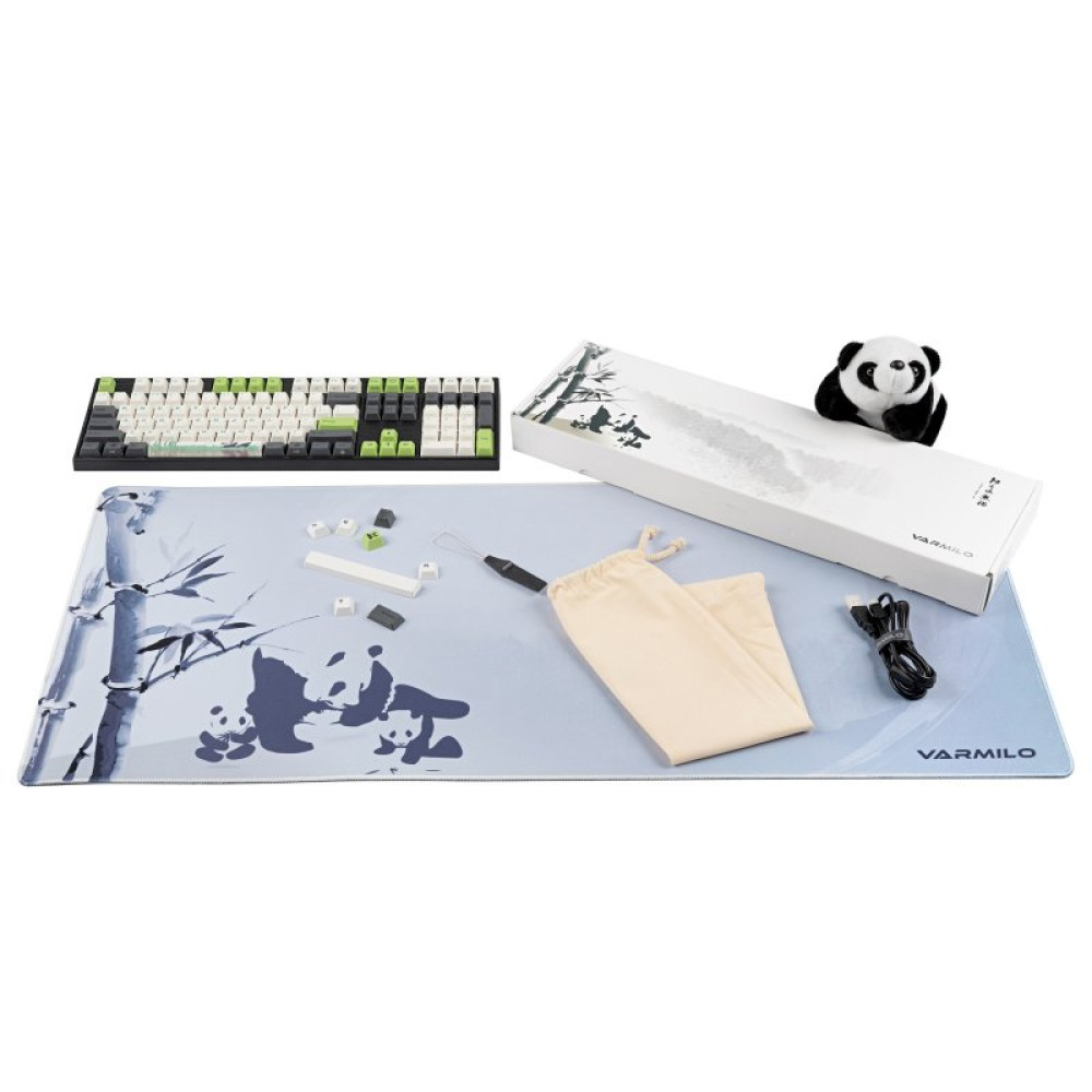 Клавіатура Varmilo VEA108 Panda R2 Cherry Mx Red Multicolor (A26A029A3A1A06A026)