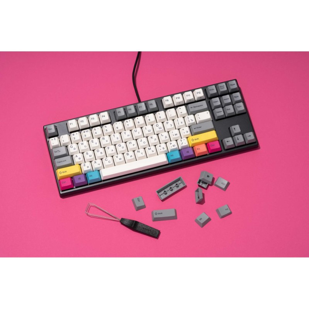 Клавіатура Varmilo VEA87 CMYK Cherry Mx Silent Red Multicolor (A23A024A6A1A06A007)