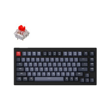 Клавіатура Keychron V1 84 Key QMK Gateron G PRO Red Hot-Swap RGB Carbon Black (V1B1_KEYCHRON)