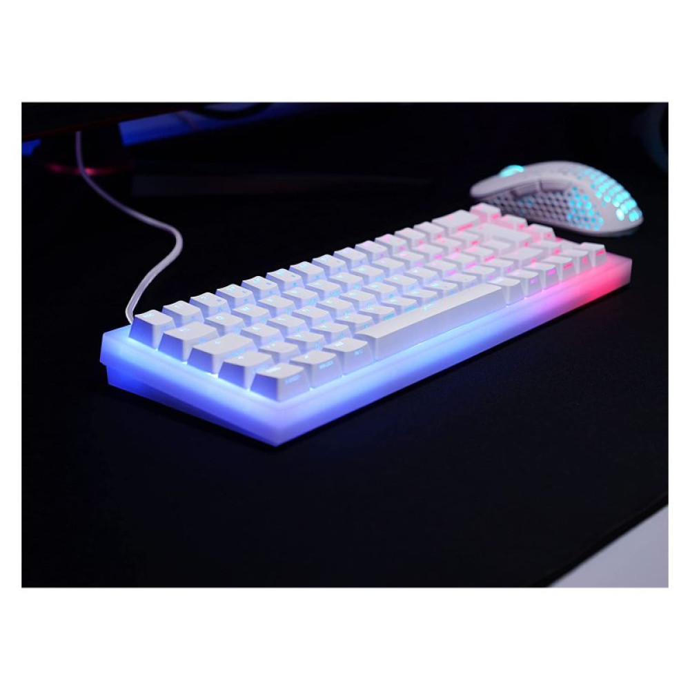 Клавиатура Xtrfy K5 68 keys Kailh Red Hot-swap RGB UA White (K5-RGB-CPT-TPWHITE-R-UKR)