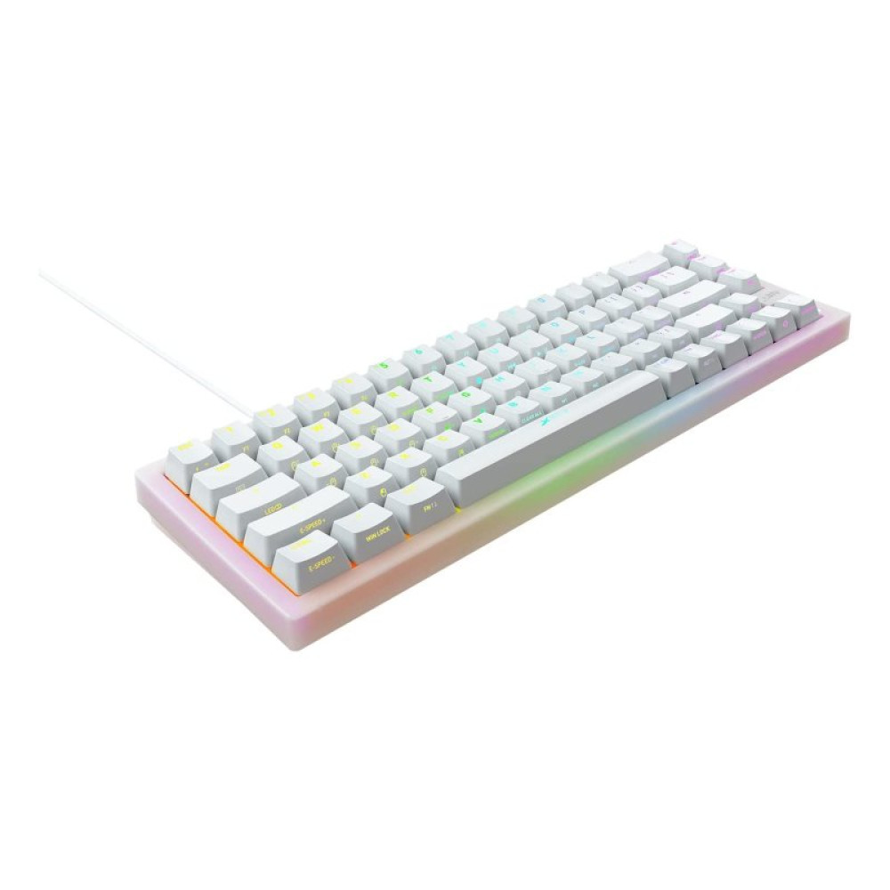 Клавиатура Xtrfy K5 68 keys Kailh Red Hot-swap RGB UA White (K5-RGB-CPT-TPWHITE-R-UKR)