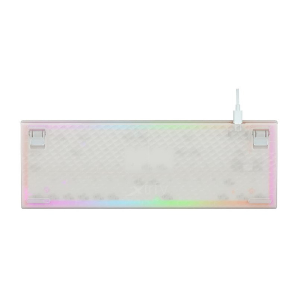 Клавиатура Xtrfy K5 68 keys Kailh Red Hot-swap RGB UA White (K5-RGB-CPT-TPWHITE-R-UKR)