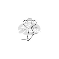 Ремень ГРМ Gates 5432XS