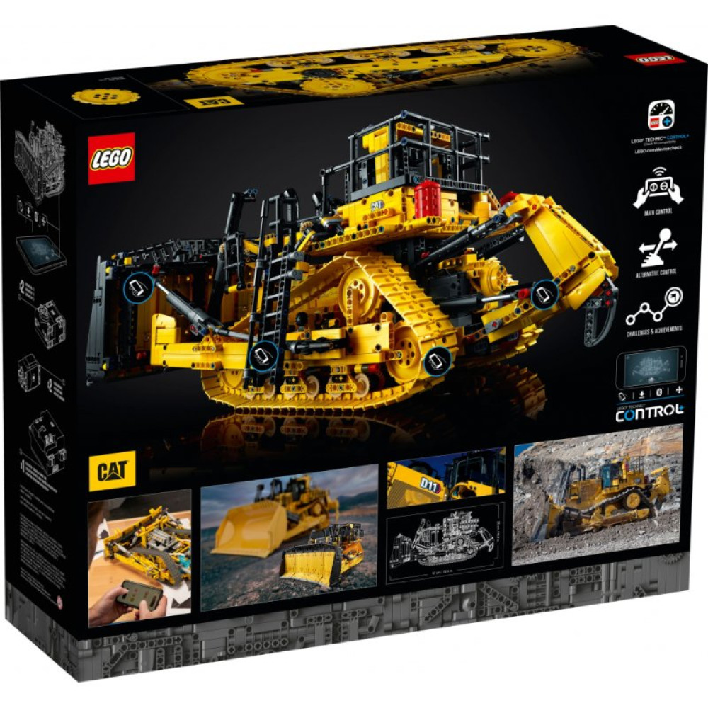 Конструктор LEGO Technic Бульдозер Cat D11 на пульте управления 3854 детали (42131)