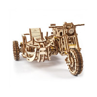 Конструктор Ugears Мотоцикл Scramber с коляской (6336921)