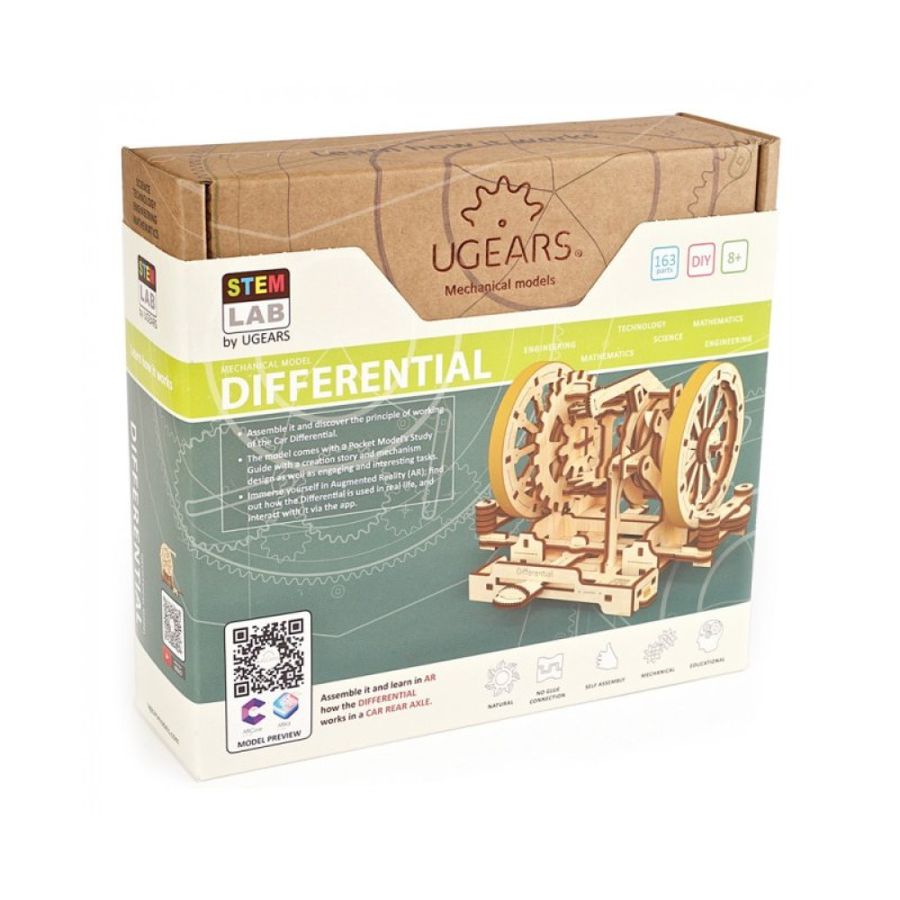 Конструктор Ugears Stem Lab Дифференциал (6336753) Конструктор Ugears Stem Lab Дифференциал (6336753)
