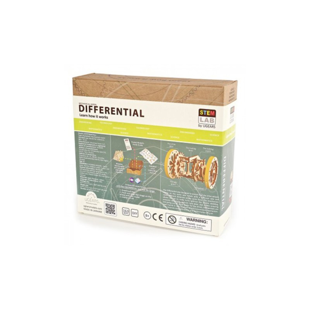 Конструктор Ugears Stem Lab Дифференциал (6336753) Конструктор Ugears Stem Lab Дифференциал (6336753)
