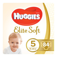 Подгузник Huggies Elite Soft 5 (15-22 кг) Giga 84 (5029053578149)