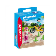 Конструктор Playmobil Дети на велосипеде и роликах (6336479) Конструктор Playmobil Дети на велосипеде и роликах (6336479)