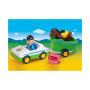 Конструктор Playmobil Машина с повозкой и лошадью (6336518)