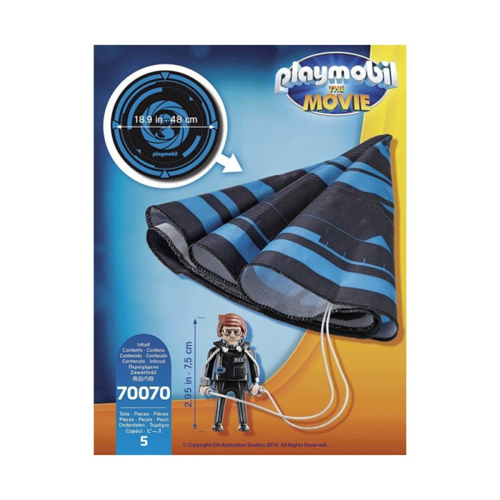 Конструктор Playmobil Рэкс Дэшер с парашютом (6335889)