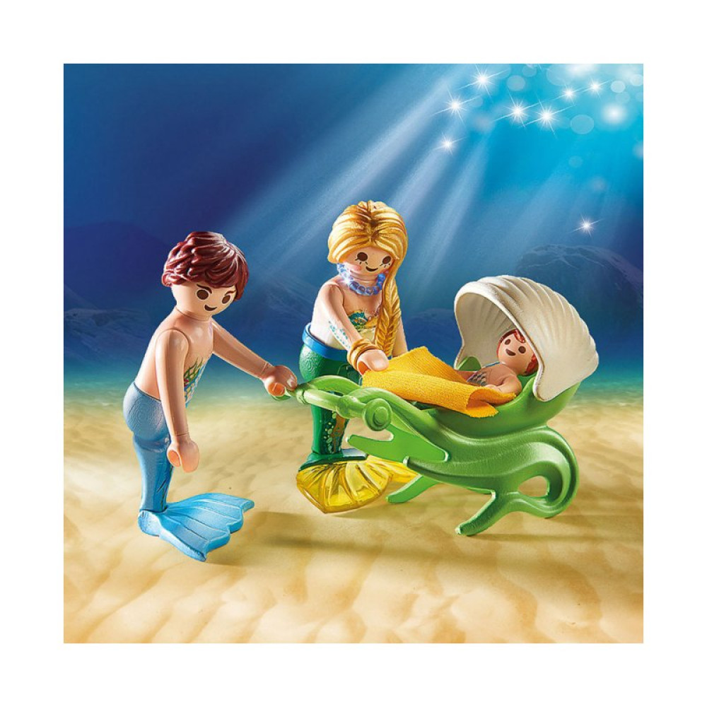 Конструктор Playmobil Семья с коляской-ракушкой (6336492)