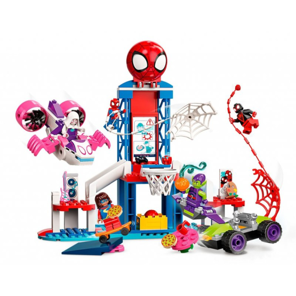 Конструктор LEGO Disney Вечеринка в штабе Человека-Паука (10784)