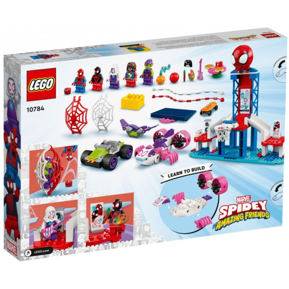 Конструктор LEGO Disney Вечеринка в штабе Человека-Паука (10784)
