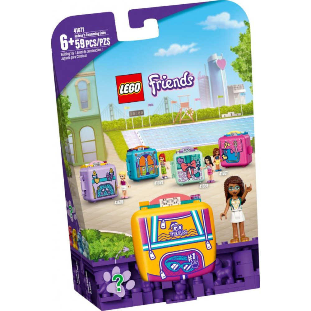 Конструктор LEGO Friends Плавательный куб Андреа (41671) Конструктор LEGO Friends Плавательный куб Андреа (41671)