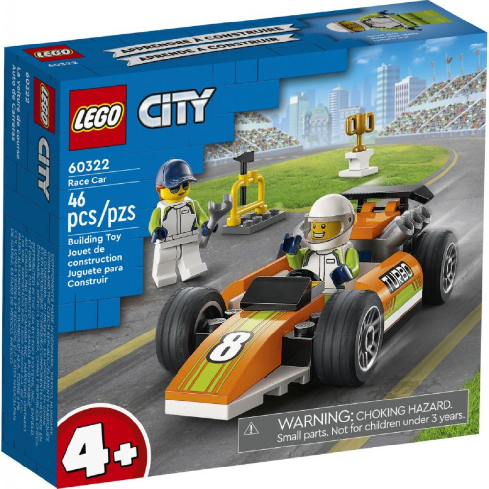 Конструктор LEGO City Гоночный автомобиль 46 деталей (60322)