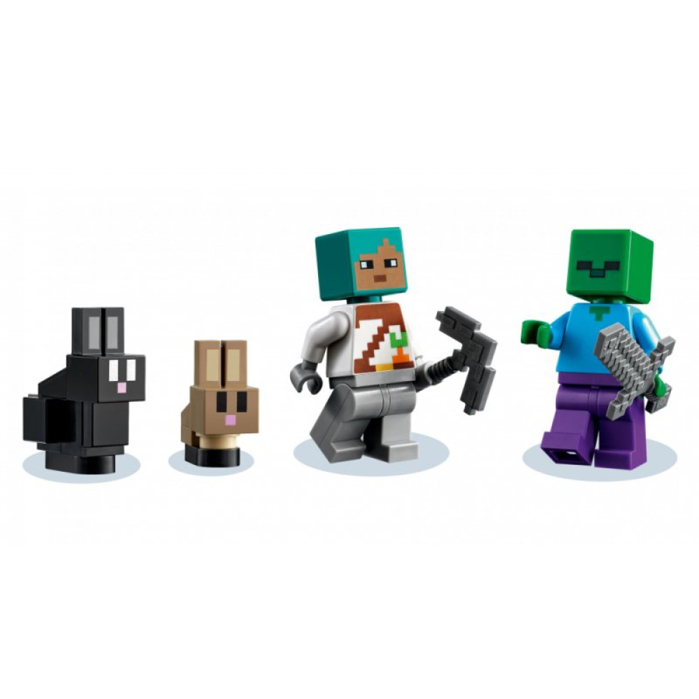 Конструктор LEGO Minecraft Кроличе Ранчо 340 деталей (21181) Конструктор LEGO Minecraft Кроличе Ранчо 340 деталей (21181)