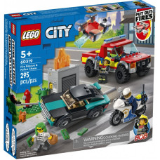 Конструктор LEGO City Пожарная спасательная служба и полицейское преследовани (60319) Конструктор LEGO City Пожарная спасательная служба и полицейское преследовани (60319)