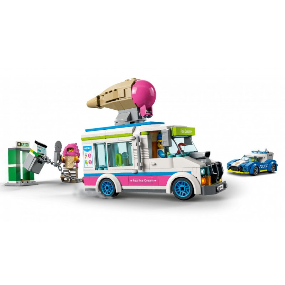 Конструктор LEGO City Полицейское преследование фургона с мороженым (60314) Конструктор LEGO City Полицейское преследование фургона с мороженым (60314)