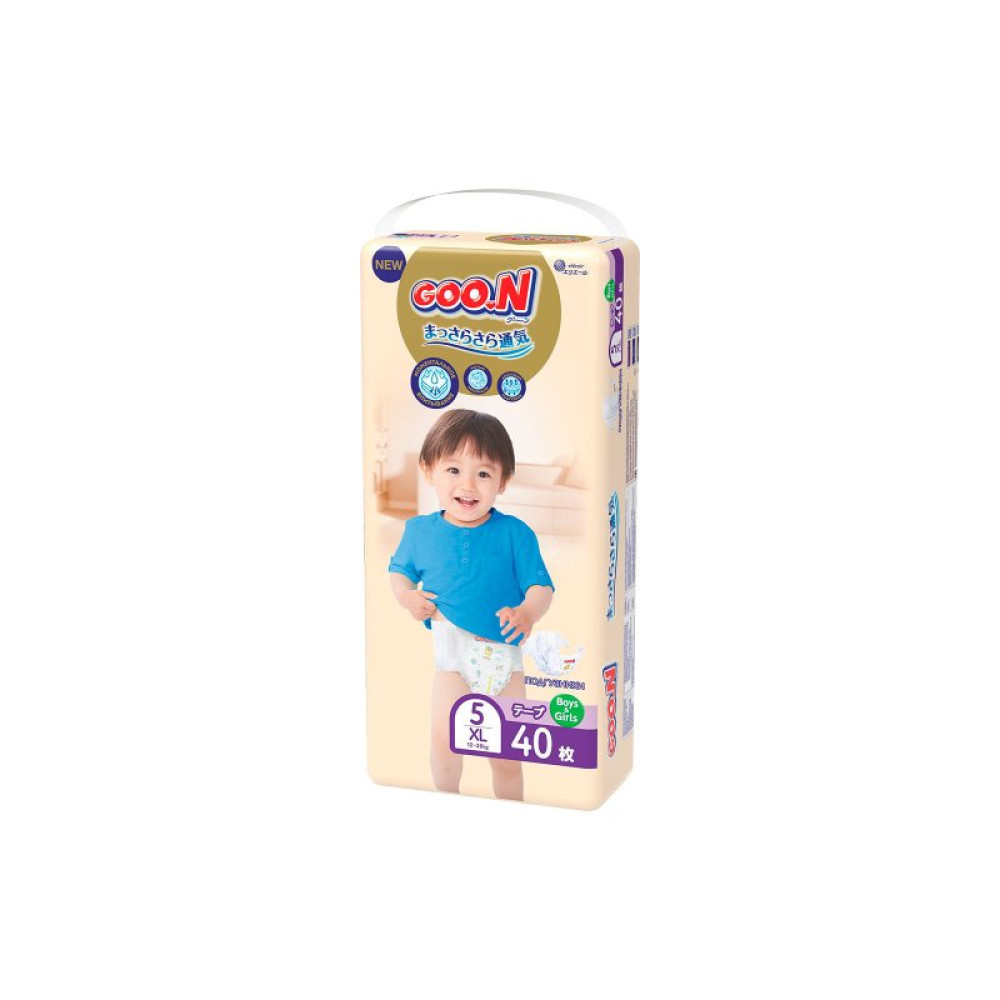 Подгузник GOO.N Premium Soft 12-20 кг размер XL на липучках 40 шт (863226) Подгузник GOO.N Premium Soft 12-20 кг размер XL на липучках 40 шт (863226)
