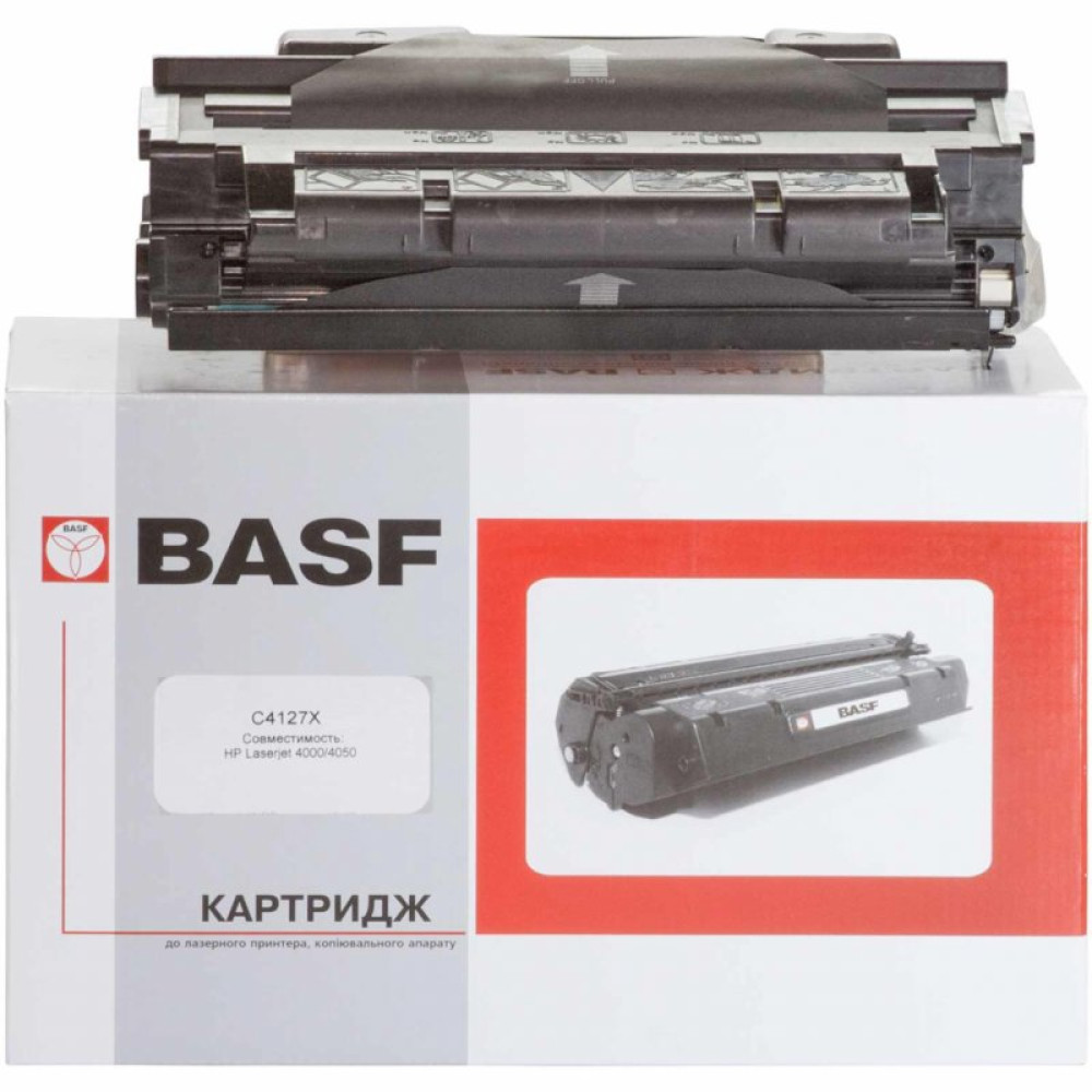 Картридж BASF для HP LJ 4000/4050 аналог C4127X Black (KT-C4127X)_