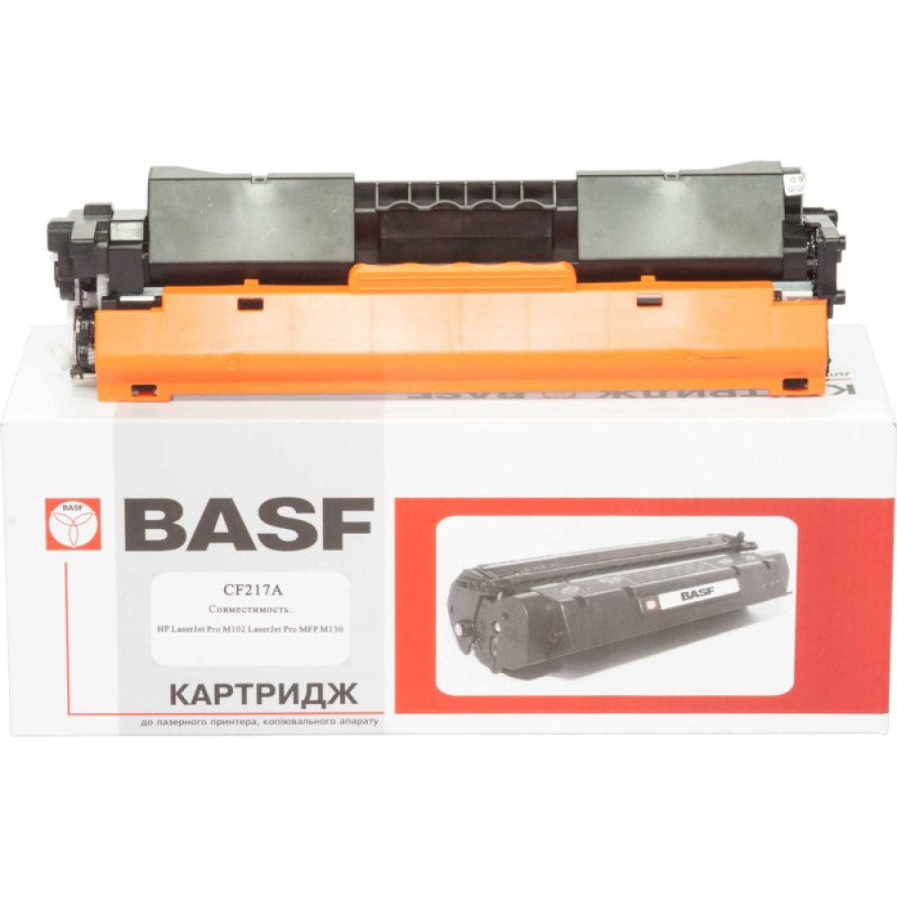Картридж BASF для HP LJ Pro M102/M130 аналог CF217A Black without chip (KT-CF217A-WOC)_