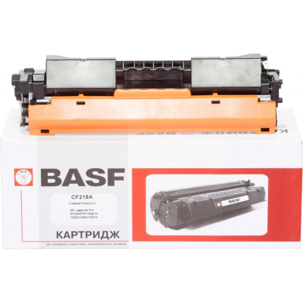 Картридж BASF для HP LJ Pro M104/M132 аналог CF218A Black (KT-CF218A)_