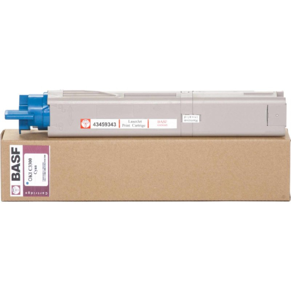 Картридж BASF для OKI C3300/3400 аналог 43459343 Cyan (WWMID-78302)_