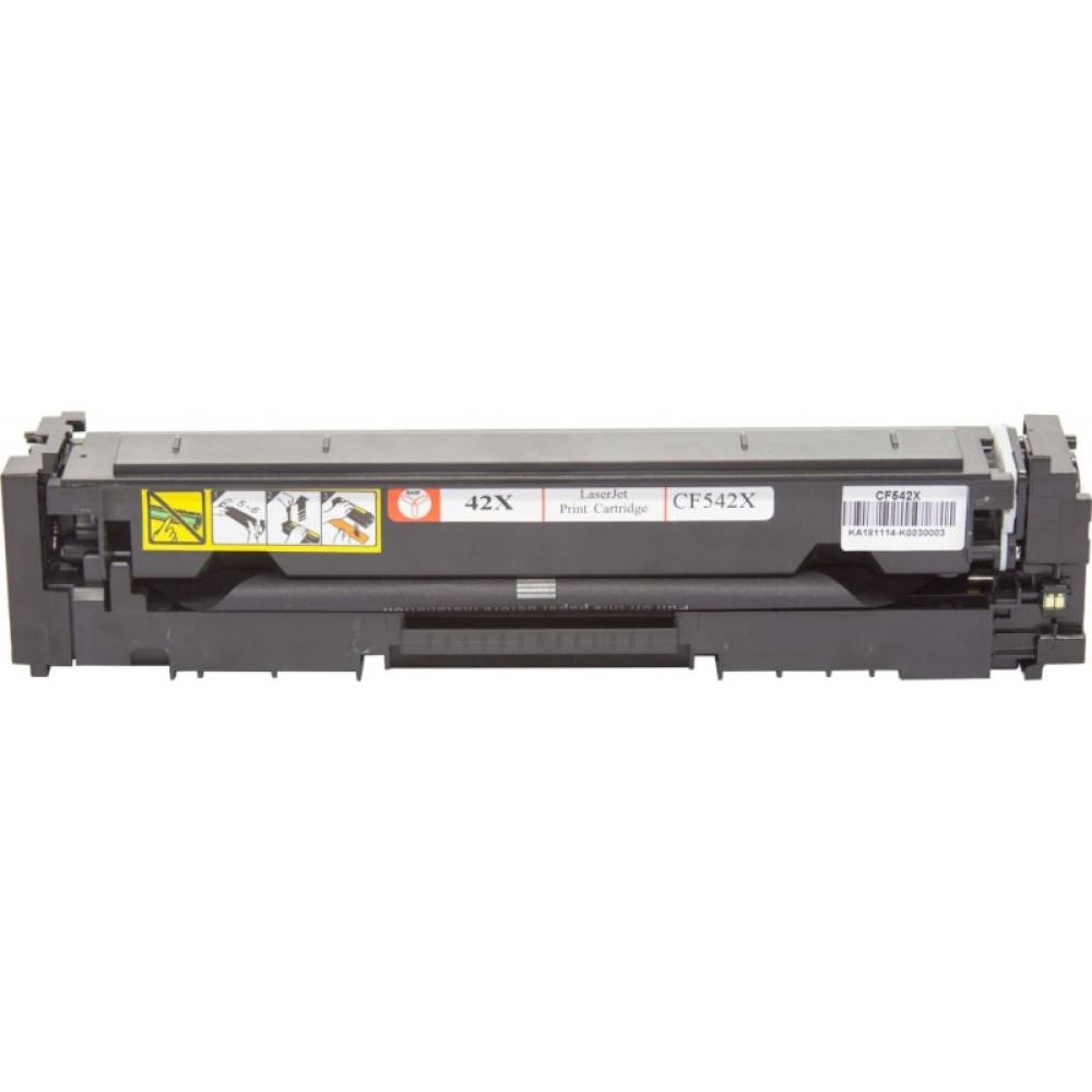 Картридж BASF для HP CLJ M280/M281/M254 Х Yellow (KT-CF542Х)_