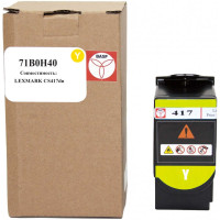 Тонер-картридж BASF Lexmark CS417dn 71B0H40 Yellow (BASF-KT-71B0H40)_