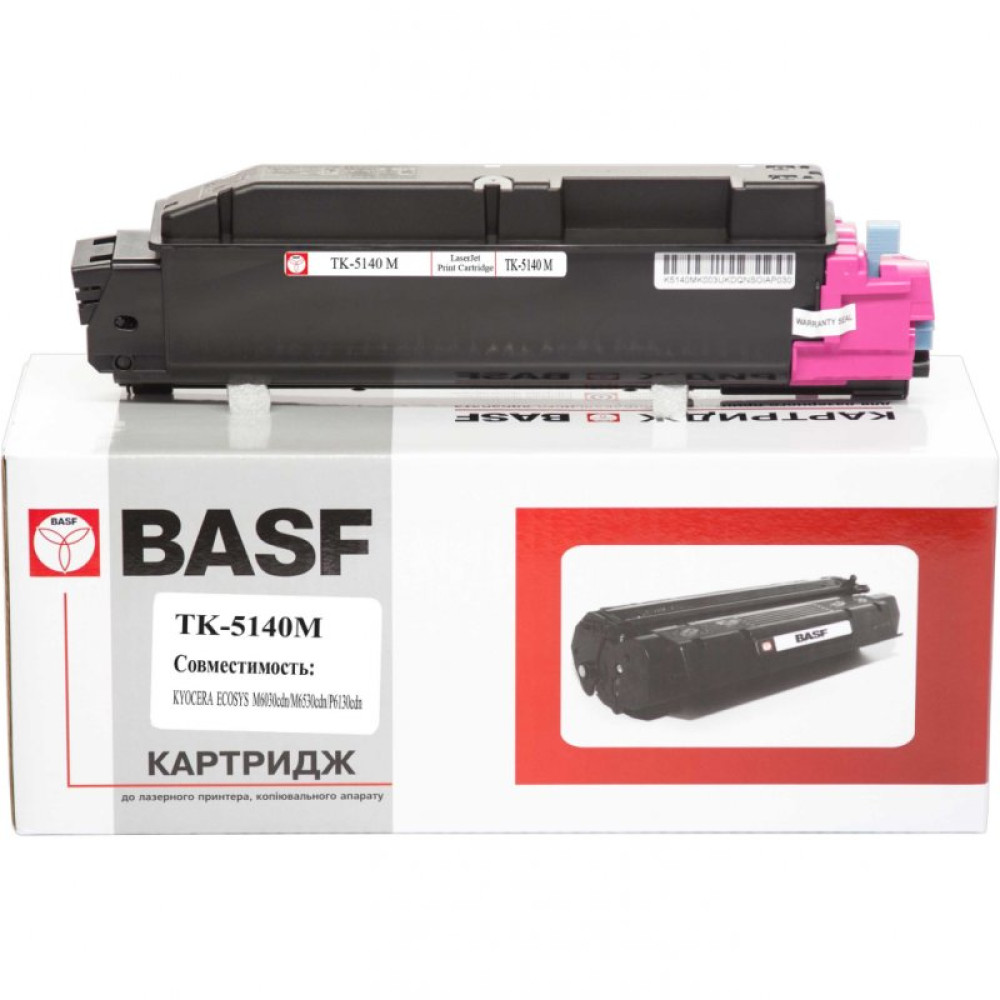 Тонер-картридж BASF Kyoсera TK-5140 Magenta, 1T02NRBNL0 (KT-TK5140M)_