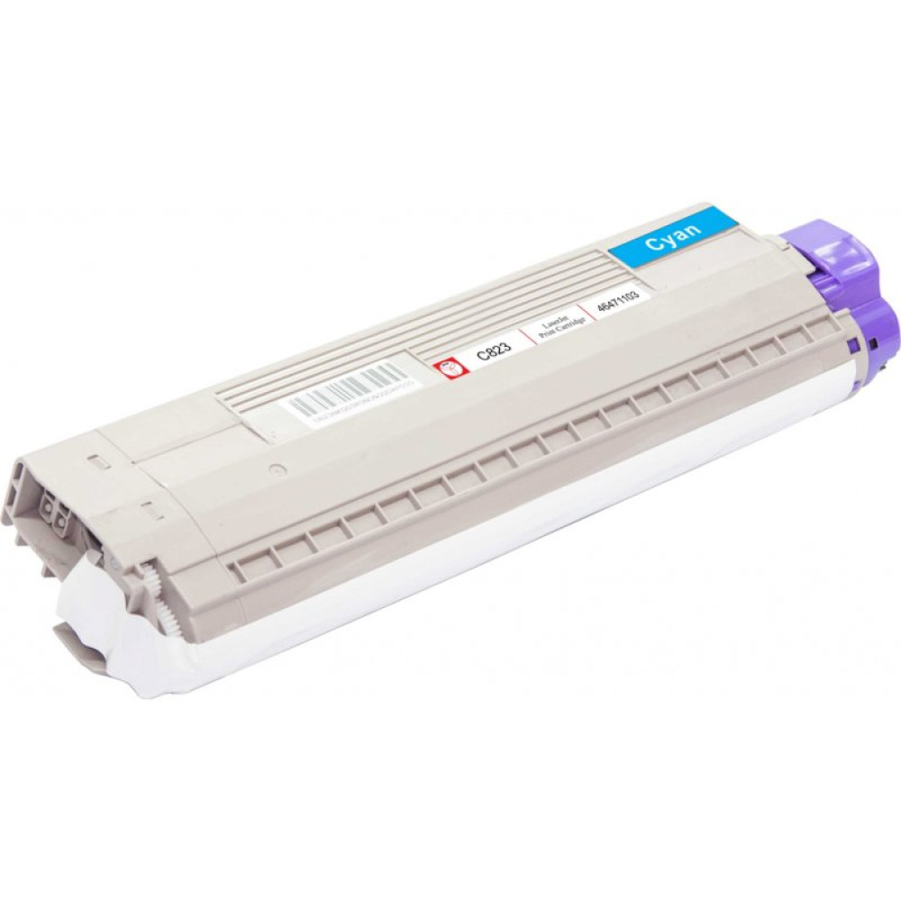 Тонер-картридж BASF OKI C822/823/833dn Cyan 46471103 (KT-46471103)_