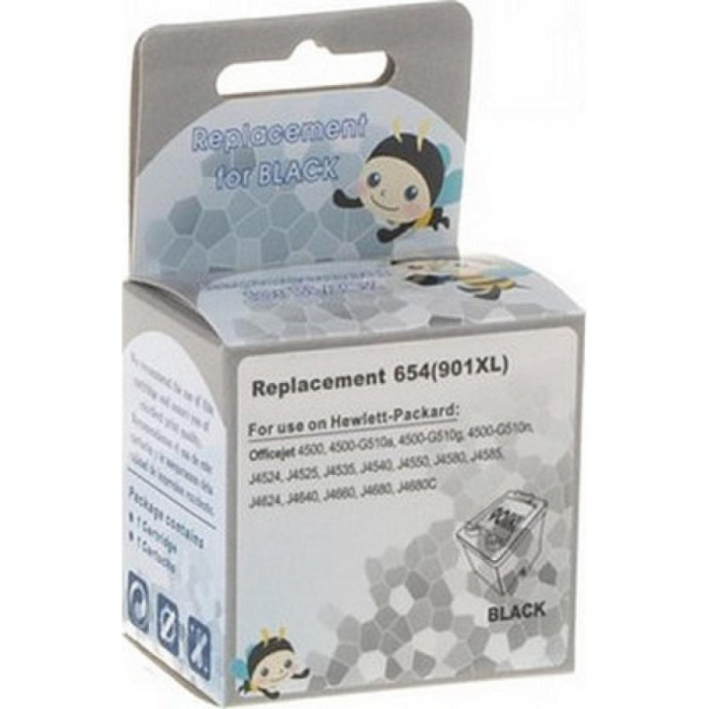Картридж Microjet для HP №901XL Black (CC654AE) (HC-I901B)_