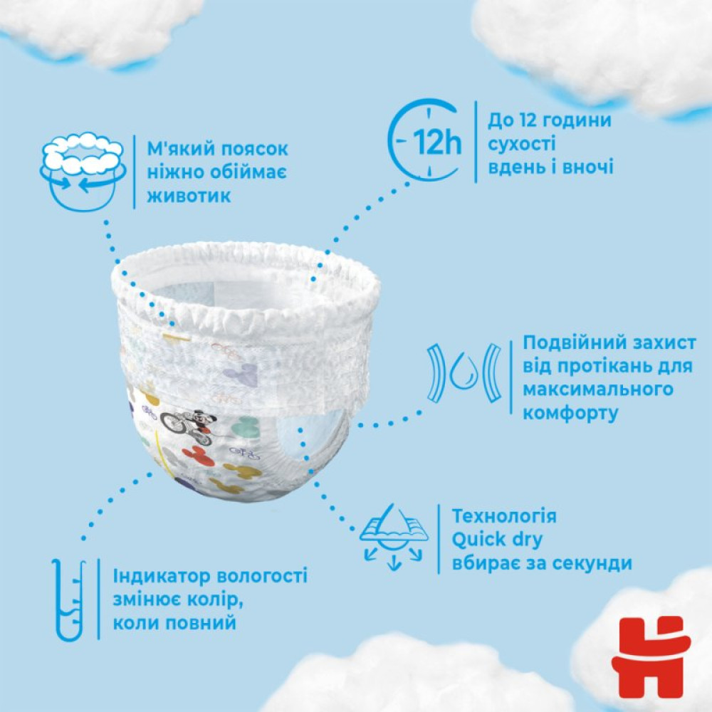 Подгузник Huggies Pants 3 M-Pack 6-11 кг для мальчиков 44 шт (5029053564241) Подгузник Huggies Pants 3 M-Pack 6-11 кг для мальчиков 44 шт (5029053564241)